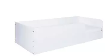 Arthur Berndt Thilo Bodenbett 90x200cm, Wei&szlig;, MDF (44853631-0)