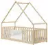 Mirjan24 Hausbett Kiefer Rausfallschutz 80x200cm (Bee)