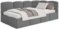 Selsey Jugendbett, Dunkelgrau, Kunststoff, 1-Sitzer, 120x200 cm, Kinder- &