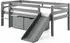 Vipack Pino Spielbett Kiefer massiv, Rolllattenrost, 2 Rollboxen, Rutsche (29884613-0)