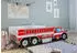 Kids Collective Kinderbett Feuerwehrauto 80x160cm mit Rausfallschutz und Lattenrost (K1073_mfn)