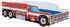 Kids Collective Kinderbett Feuerwehrauto 80x160cm mit Rausfallschutz und Lattenrost (K1073_mfn)