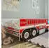 Kids Collective Kinderbett Feuerwehrauto 80x160cm mit Rausfallschutz und Lattenrost (K1073_mfn)