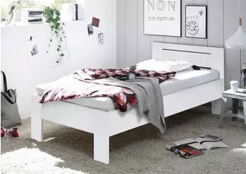 Stella Trading Saturn Futonbett Einzelbett 90x200cm Wei&szlig; (50-014-17)