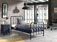 Vipack Jugendbett "Bronxx, Einzelbett 90/200, sehr stabil, romantische Optik" B/H/T