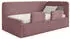 Selsey Fanko Kinderbett 90x200cm mit Rausfallschutz, Matratze, Plüsch, Rosa