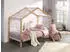 Vipack Dallas Hausbett 90x200 mit Schmetterlingsmuster-Voile, Kiefer (DALLAS3)