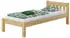 Erst-Holz Futonbett Einzelbett Massivholz Kiefer 90x200 (60.38-09)
