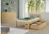 Erst-Holz Futonbett Einzelbett Massivholz Kiefer 90x200 (60.38-09)