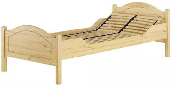 Erst-Holz Massivholzbett Kiefer natur 90x200 Einzelbett (60.30-09)