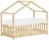 ML-Design Hausbett mit Matratze & Lattenrost Kiefernholz 70x140cm (490018250)