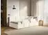 Selsey Cloudy Kinderbett 120x200cm Bettkasten Easy-Clean-Velours Creme (CLOUDY)