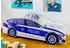 Kids Collective Polizei Autobett Kinderbett mit Matratze & Rausfallschutz, 70x140cm (K1092)
