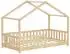 ML-Design Hausbett Kiefernholz mit Lattenrost 80x160cm (490017615)