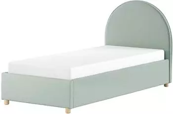 Vipack Moon Bettkasten Boucl&eacute; Gr&uuml;n 90x200cm