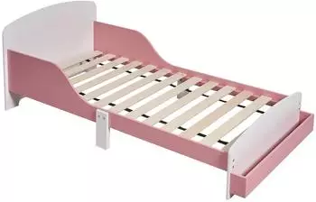 Relaxdays Kinderbett mit Rausfallschutz, 70x140cm