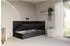 ALTDECOR LOVY Jugendbett Polsterbett mit Bettkasten 100x200cm Schwarz (800001608866)