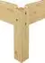 Erst-Holz Stapelbett Kiefer natur 80x190cm (V-60.48-08-190)