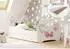 Kids Collective Kinderbett mit Matratze, Schublade & Lattenrost, Katzenmotiv, MDF, 80x160cm