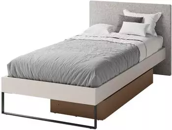 Mirjan24 Sigma Jugendbett 90x200 mit Lattenrost und Bettschublade (SG14)