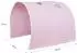 Homestyle4u Hochbett 90x200 mit Rutsche, Tunnel & Matratze, rosa (2561)