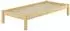 Erst-Holz Futonbett Kiefer massiv Einzelbett 100x200cm (V-60.35-10)