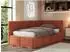 MKS ARVO Jugendbett 90x200 Polster, Bettkasten, Gasdruckfeder, orange (800001511989)