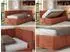 MKS ARVO Jugendbett 90x200 Polster, Bettkasten, Gasdruckfeder, orange (800001511989)