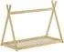 Erst-Holz Tipi-Kinderbett Niedrig 90x200 Kiefer natur lackiert (V-60.27-09)