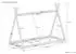 Erst-Holz Tipi-Kinderbett Niedrig 90x200 Kiefer natur lackiert (V-60.27-09)