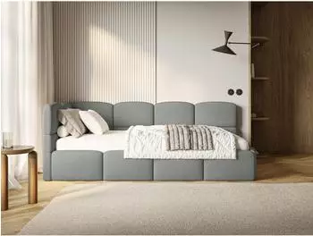 Selsey Cloudy Jugendbett 120x200cm, Bettkasten, Chenille dunkelgrau (CLOUDY)