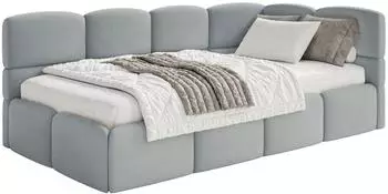 Selsey Cloudy Jugendbett 120x200cm, Bettkasten, Lattenrost, Grau (Cloudy)