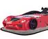 Coemo Vento Sport Kinderbett Rennwagen-Design 90x200cm mit Lattenrost, LED (Vento Sport)