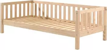 Vipack Fritz Kojenbett mit Sprossenumrandung 90x200cm, Kiefer massiv, milky pine