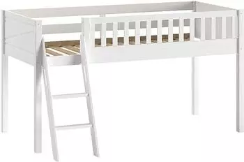 Vipack Scott Hochbett 90x200cm Kiefer wei&szlig; lackiert (26895114-0)
