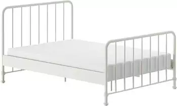 Vipack Bronxx Jugendbett Metall Weiß matt 140x200cm (BRBE1414)