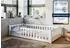Kids Collective Montessori Bodenbett 80x180cm mit Matratze, Rausfallschutz & Lattenrost, weiß Kiefer