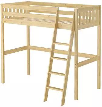 Erst-Holz Hochbett 90x200 Kiefer Massivholz (60.23-09)