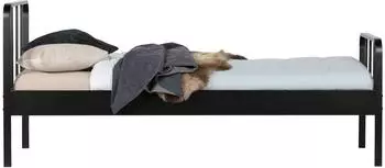 Woood Mees Metallbett, schwarz, 90x200cm (001883060001)