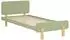Homestyle4u Kinderbett 90x200 mit Lattenrost, Kiefer massiv, grün (2608)