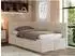 MKS Meble ARVO Jugendbett 90x200 Polsterbett mit Bettkasten, creme (800001511957)