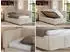 MKS Meble ARVO Jugendbett 90x200 Polsterbett mit Bettkasten, creme (800001511957)