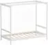 ML-Design Kinderbett Fußballtor Kiefernholz weiß 80x160cm (490016846)