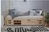 Ticaa Naomi Bettgestell 90x200cm Kiefer massiv mit 4 Schubkästen (000406011007)