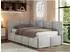 MKS ARVO Jugendbett 90x200 mit Bettkasten, hellgrau (800001511971)