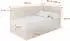 ALTDECOR LOVY Jugendbett Polsterbett mit Bettkasten, beige, 80x200cm (800001608875)