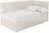 ALTDECOR LOVY Jugendbett Polsterbett mit Bettkasten, beige, 80x200cm (800001608875)