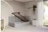 ALTDECOR Livy Jugendbett mit Bettkasten und Matratze, hellgrau, 100x200cm (800001704291)