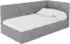 ALTDECOR Livy Jugendbett mit Bettkasten und Matratze, hellgrau, 100x200cm (800001704291)