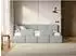 Selsey Cloudy Kinderbett 90x200, Rausfallschutz, Samt grau (Cloudy)
